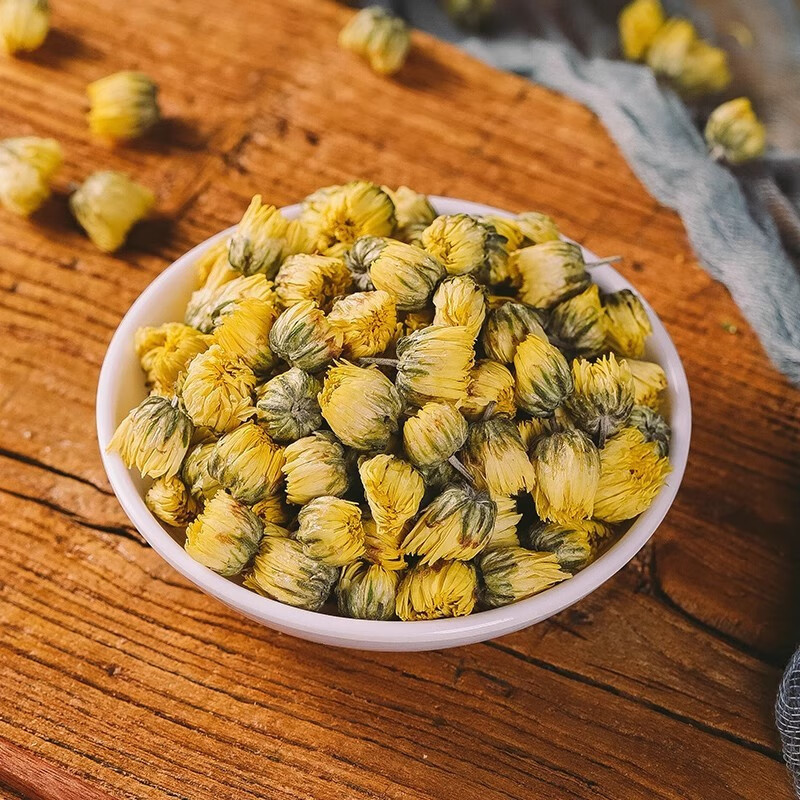 Tai Ju Chrysanthemum Tea 500g Dried Hang Bai Ju Buds Traditional Herbal Flower Tea - Image 2