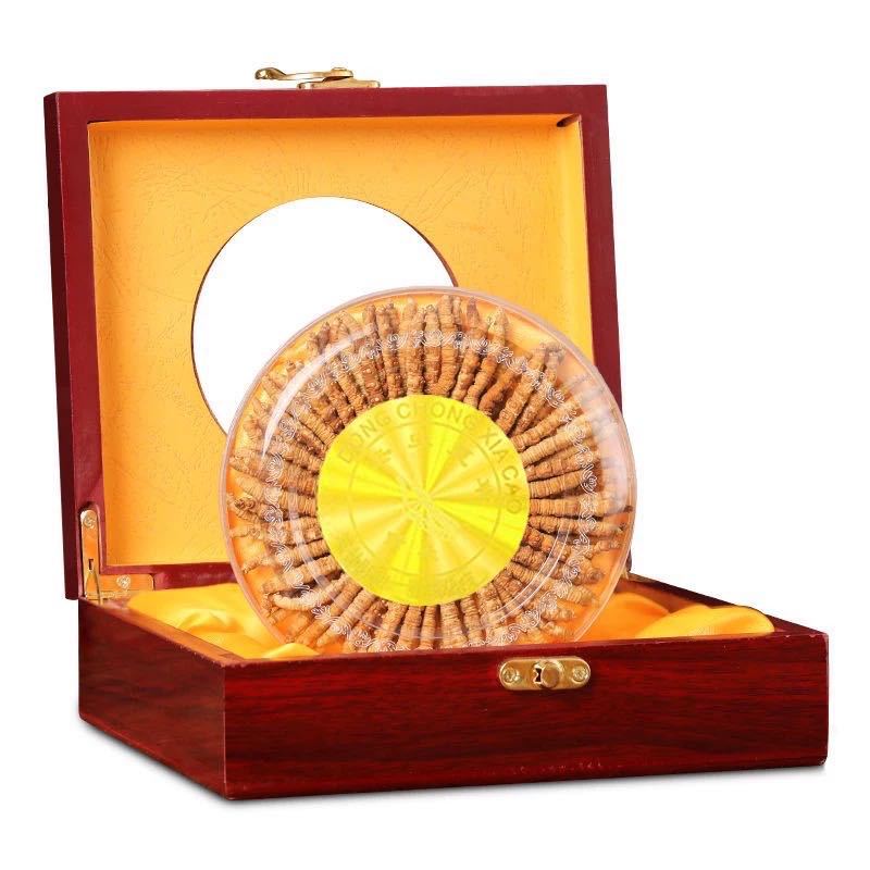 Cordyceps Sinensis Dong Chong Xia Cao Whole Dried Caterpillar Fungus Gift Box 60 Pieces Culinary Herbal Tonic - Image 4