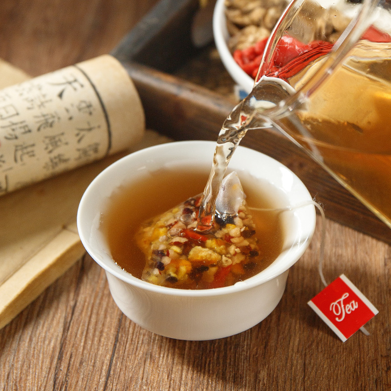 Ginseng Lingzhi Ten Treasure Tea 120g Pyramid Tea Bags Daily Wellness Brew - Image 4