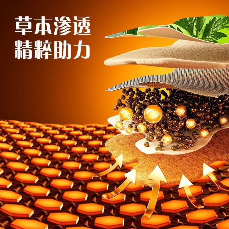 Moxa Herbal Joint Comfort Patch with Wormwood Extract for Neck Back and Body Care - Image 3