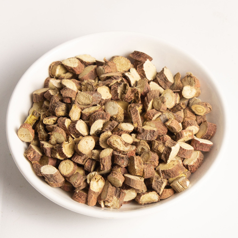 Dried Licorice Root Slices Gan Cao 甘草 Red Skin Round Cut 500g Xinjiang Origin - Image 2