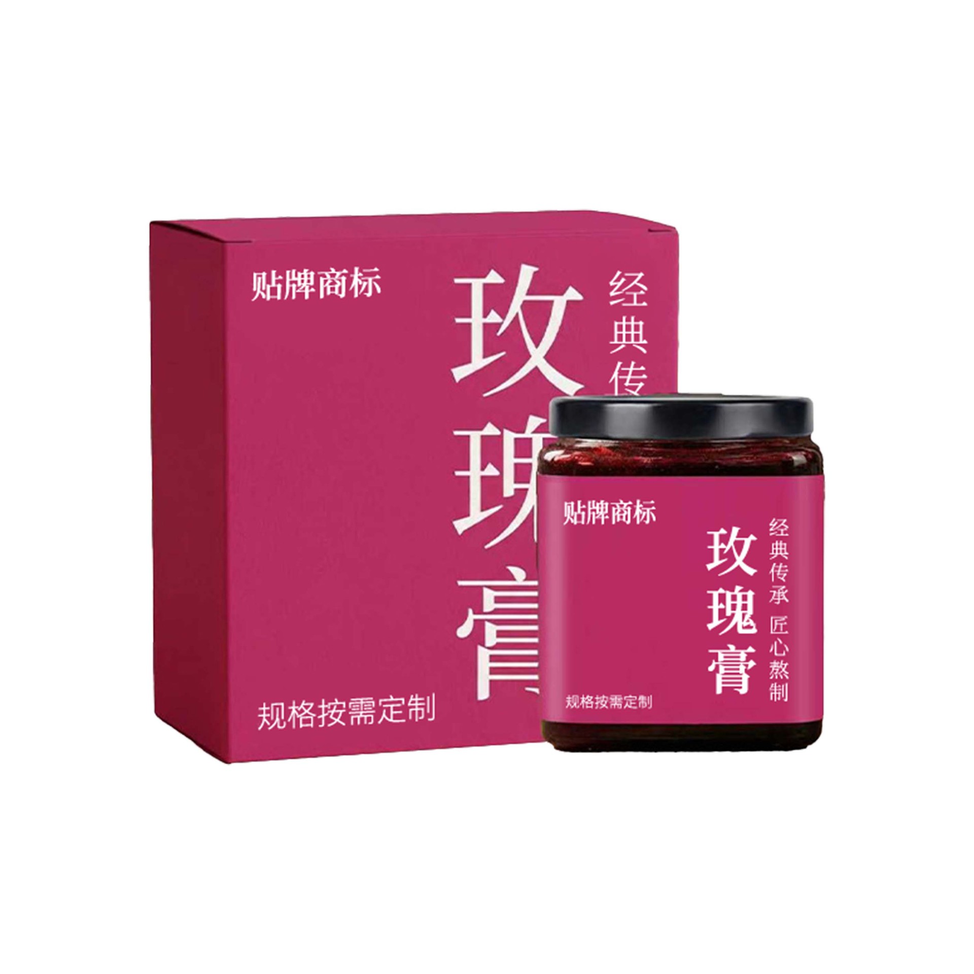 Rose Paste (Rosa rugosa) — Custom Herbal Honey Paste with Donkey-Hide Gelatin, Food-Herb Wellness Paste - Image 5