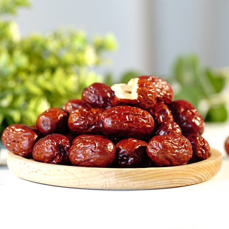 Ruoqiang Red Dates 500g Dried Jujube Fruit for Soup Congee and Tea Xinjiang Specialty - Image 2