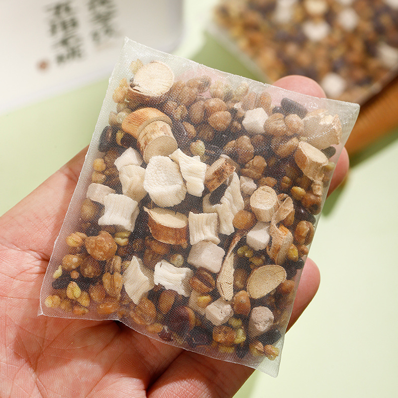 Five-Finger Fig Root Herbal Tea Wuzhi Maotao Blend with Poria Lotus Seed Coix Seed 400g Ready to Brew Tin - Image 3