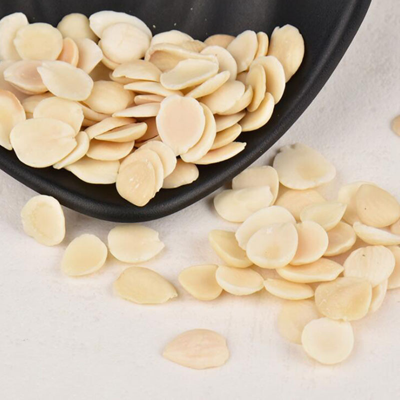Dried Apricot Kernel Xing Ren 100g Bottle Skinless White Almond Slices for Herbal Tea and Cooking - Image 3