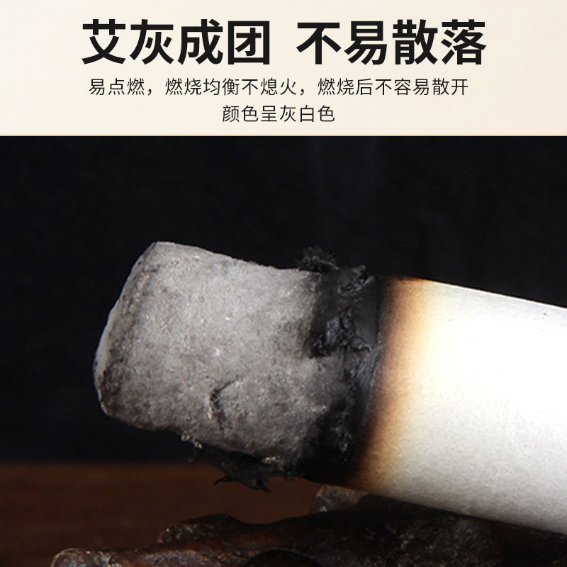 5-Year Aged Moxa Stick 4x20cm Ai Tiao Moxibustion Roll for Warming Therapy - Image 4