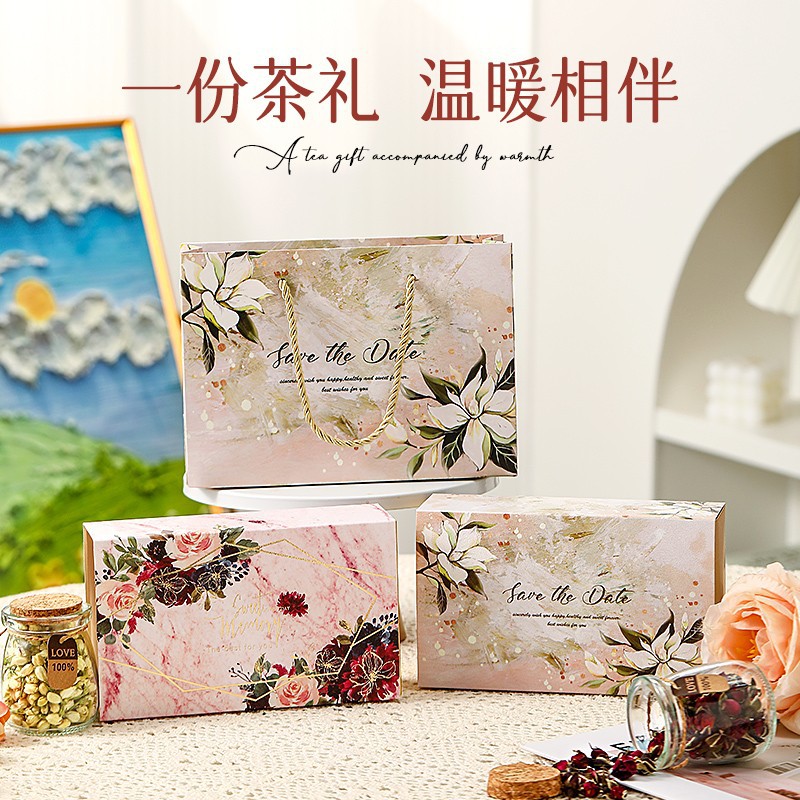 Teacher's Day Herbal Flower Tea Gift Box with Rose Blend 100g Cold Brew Loose Tea - Image 3
