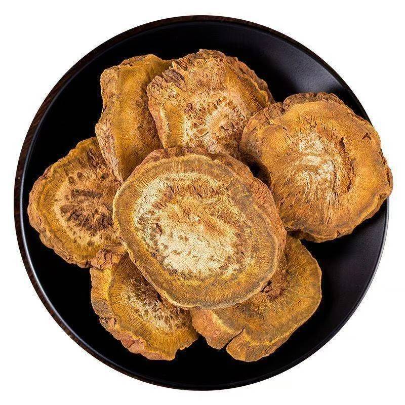 Da Huang Slices (Rheum palmatum) — Dried Rhubarb Root Decoction Pieces, Sichuan Origin 500g - Image 5