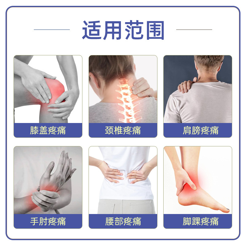 Elastic Fabric Herbal Patch for Neck Shoulder Waist and Leg Joint Care 10x14cm Single Patch - Image 3