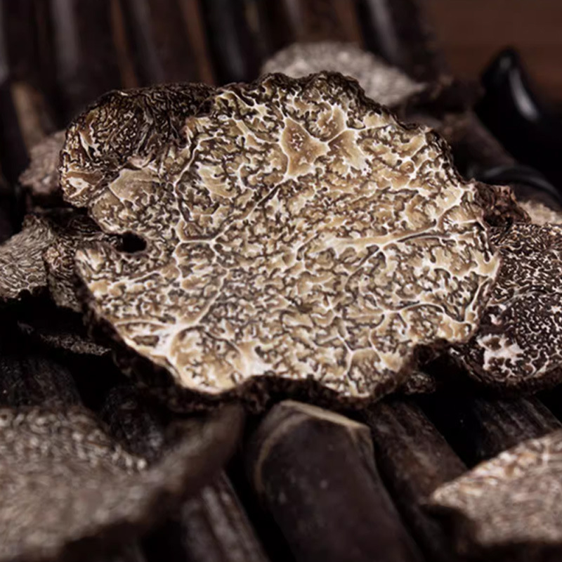 Black Truffle Slices (Tuber indicum) — Yunnan Wild Edible Mushroom, Dried Pieces - Image 3