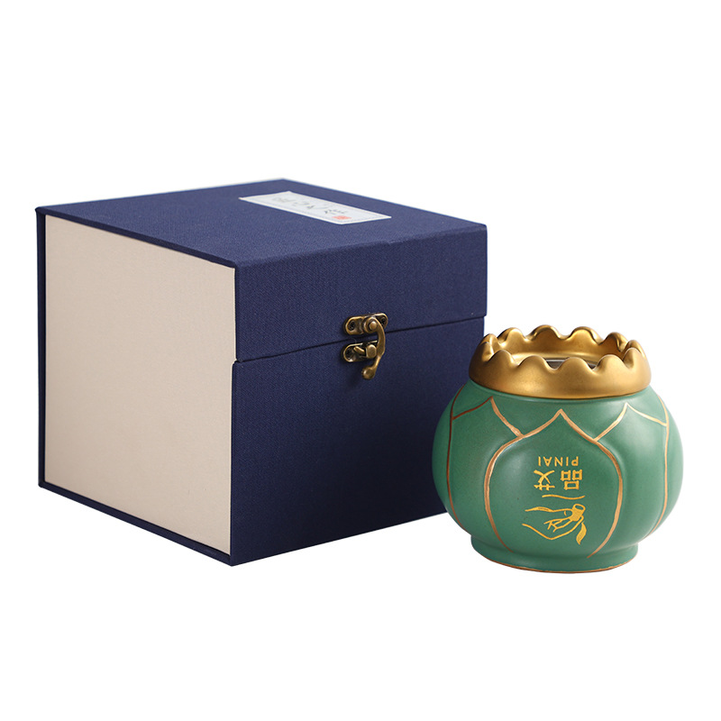 Lotus Mouth Fire Dragon Moxa Jar Ceramic Moxibustion Pot for Home Warm Therapy on Waist Abdomen Shoulder and Neck - Image 5