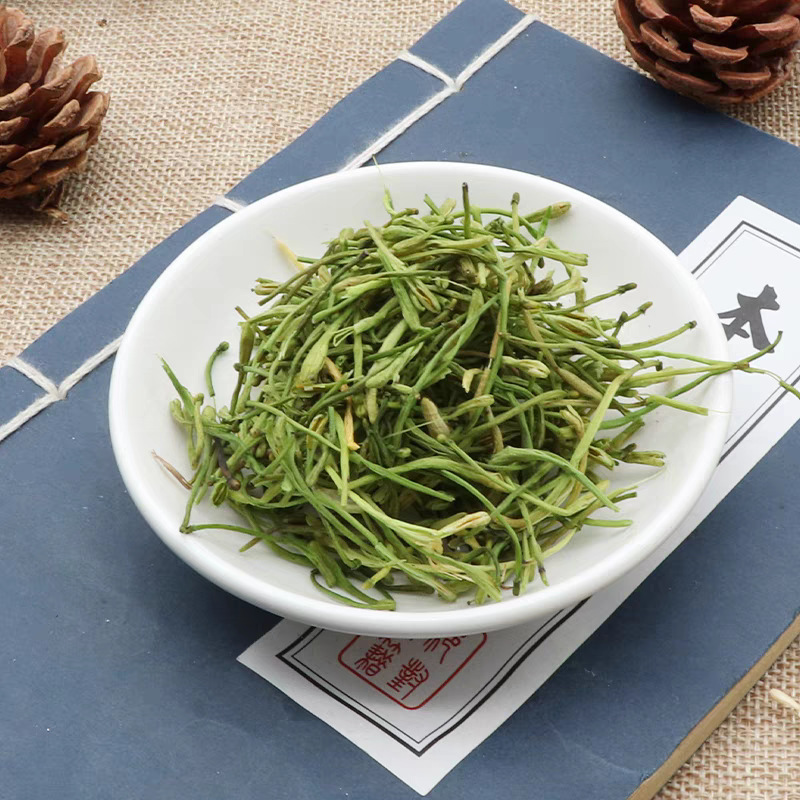 Dried Honeysuckle Flower Jin Yin Hua 500g Loose Herbal Tea for Brewing and Bathing - Image 2