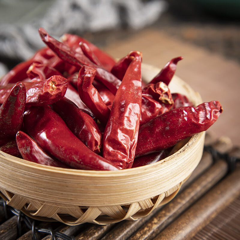 Dried Red Chili Peppers Extra Hot Chao Tian Jiao 朝天椒 Whole Dried Chilies for Sichuan Cooking 500g - Image 2
