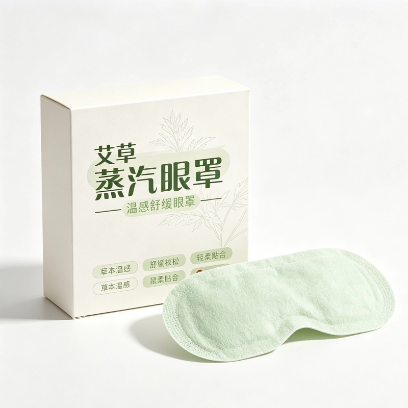 Steam Warm Compress Eye Mask Mugwort Herbal Self Heating Relaxation Mask Customizable OEM - Image 5