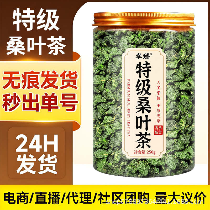 Premium Frost-Touched Mulberry Leaf Tea Dried Mulberry Leaves for Traditional Herbal Infusion 500g - Image 2