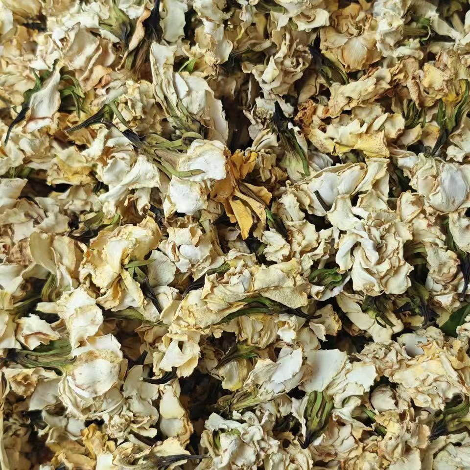 Dried Gardenia Flower Zhi Zi Hua Loose Herbal Flowers for Tea Sachet Filling and Powder 500g - Image 3