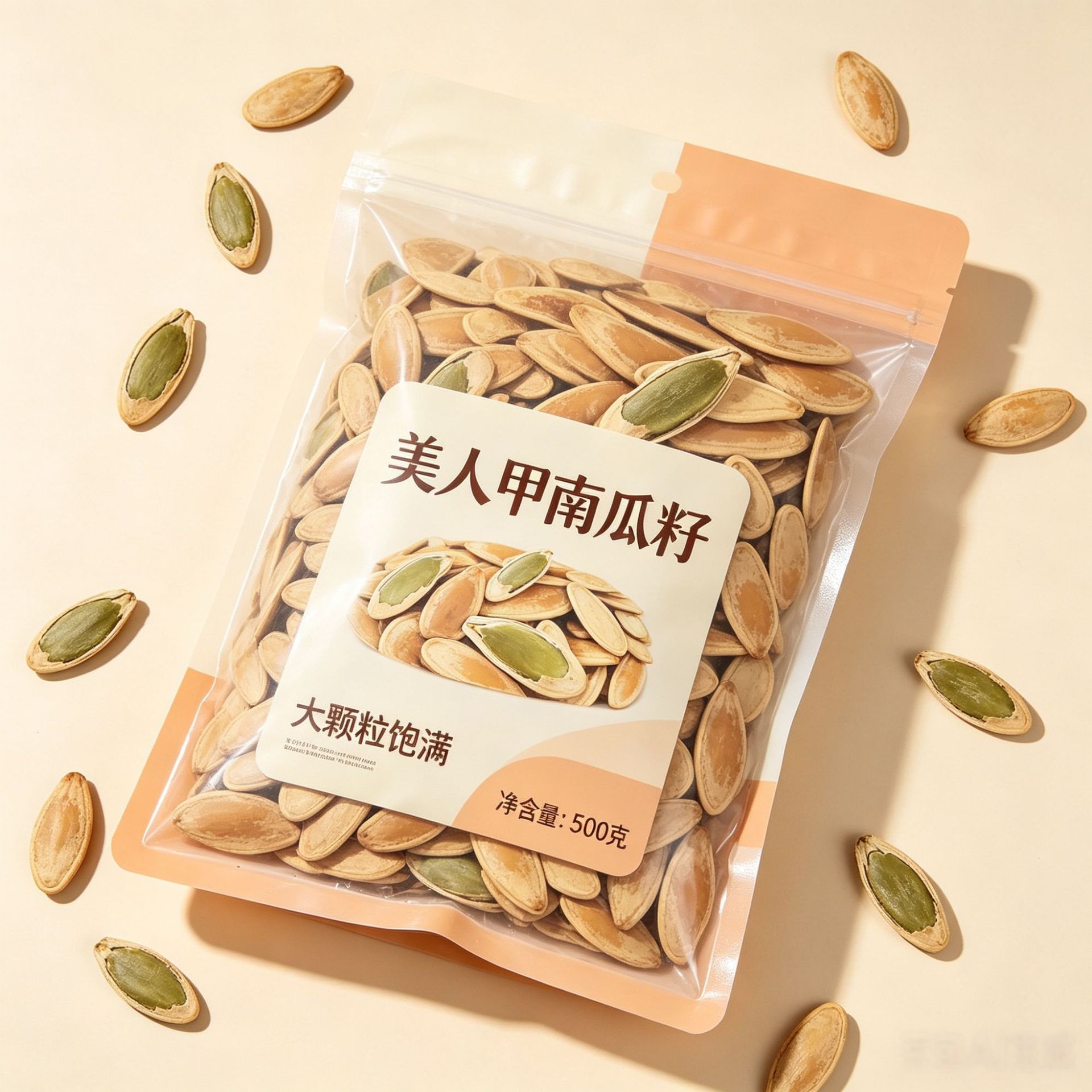 Hand Shelled Long Pumpkin Seeds 500g Nan Gua Zi Chinese Roasted Snack - Image 3