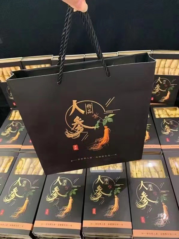 Changbai Mountain White Ginseng Gift Box Whole Root for Soup and Wine Traditional Herbal Gift - Image 2