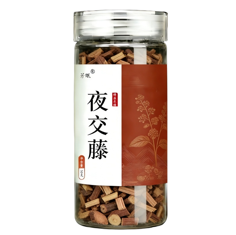 Ye Jiao Teng Dried Polygonum Multiflorum Vine 70g Jar Traditional Chinese Herb for Evening Decoction - Image 5