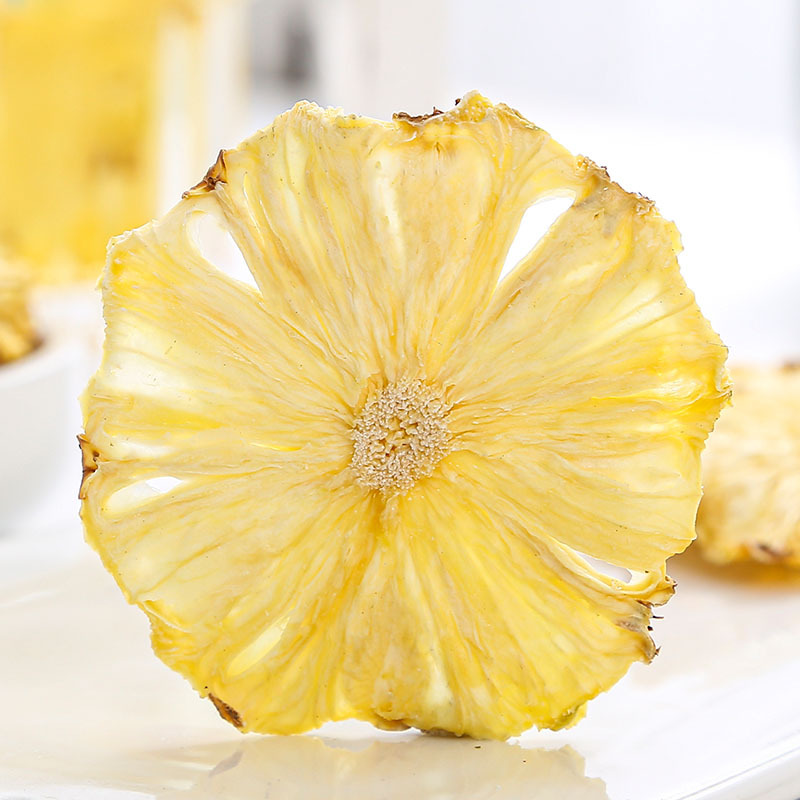 Dried Pineapple Slices (Ananas comosus) — Low-Temperature Dried Fruit Tea, 500g Bulk - Image 3