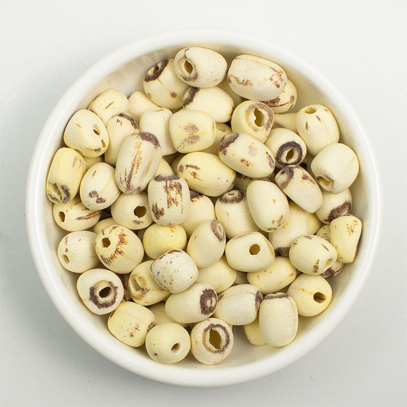 White Lotus Seeds Bai Lian Zi 500g Dried Peeled Core-Removed Nelumbo nucifera Seeds for Soup Congee and Herbal Tea - Image 2