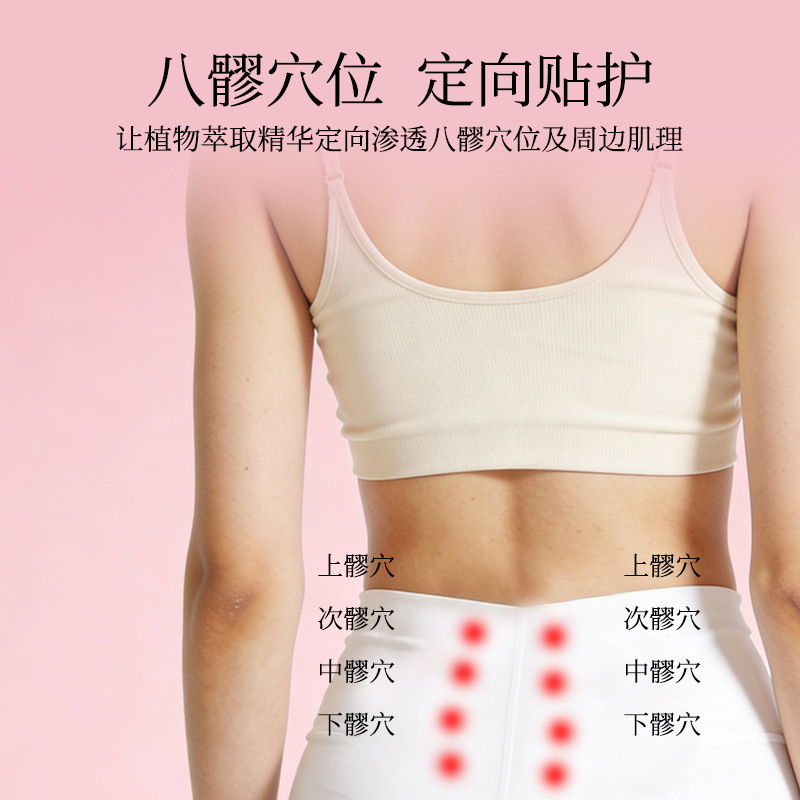 Baliao Acupoint Moxibustion Patch with Mugwort Warm Herbal Topical Patch for Waist and Hip Care - Image 2
