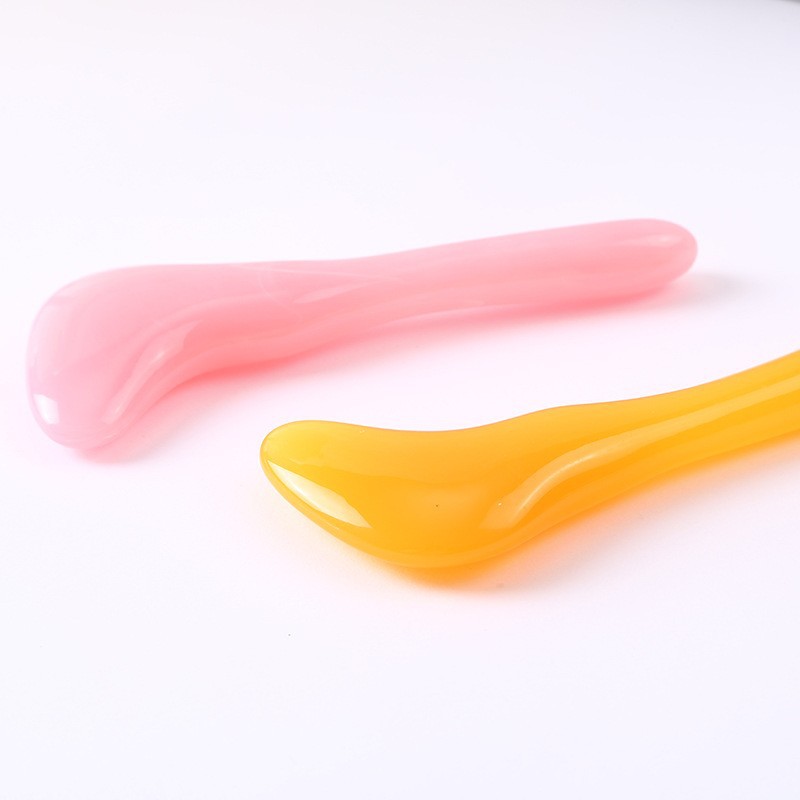 Gua Sha Facial Massage Stick 7-Shaped Tendon Comb Resin Beauty Tool for Face Eye Body Meridian Care 12cm - Image 3