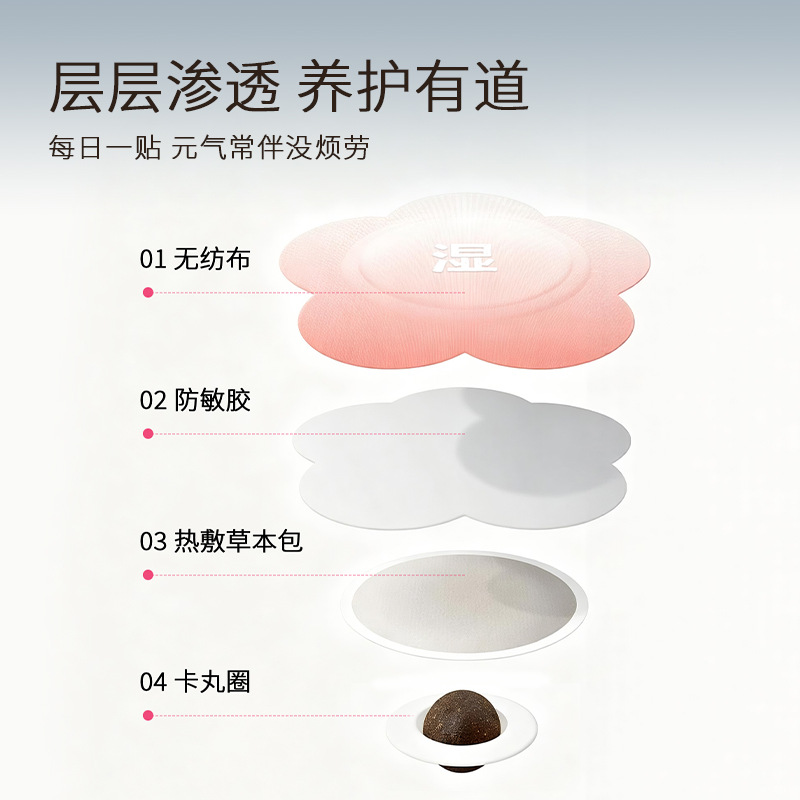 Moxa Warming Patch Qi Ai Moxibustion Sticker for Body Warmth and Comfort - Image 3