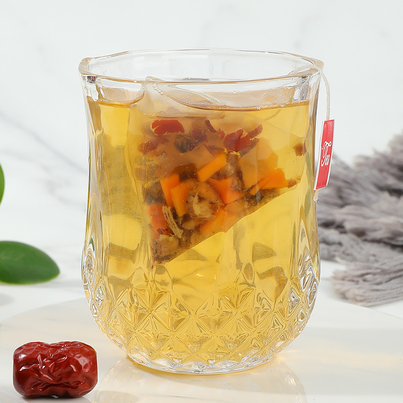 Sugarcane Snow Pear Tea Zhu Zhe Mao Gen Xue Li Cha No-Brew Triangle Tea Bags 40 Pack 150g - Image 4