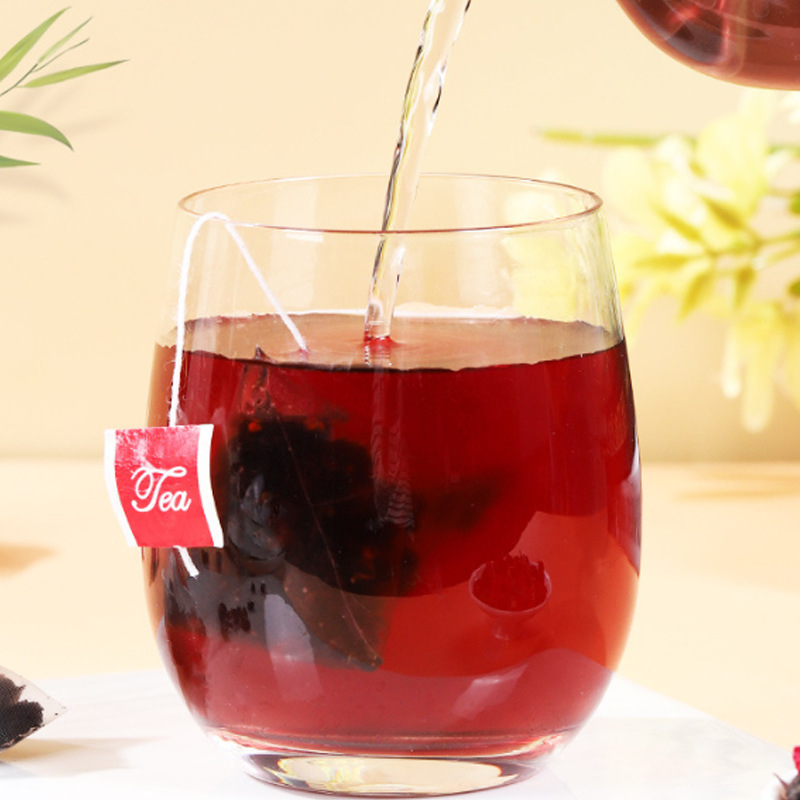 Black Goji Berry Mulberry Rose Tea 25 Pyramid Tea Bags Cold Brew Herbal Blend for Women 125g - Image 2