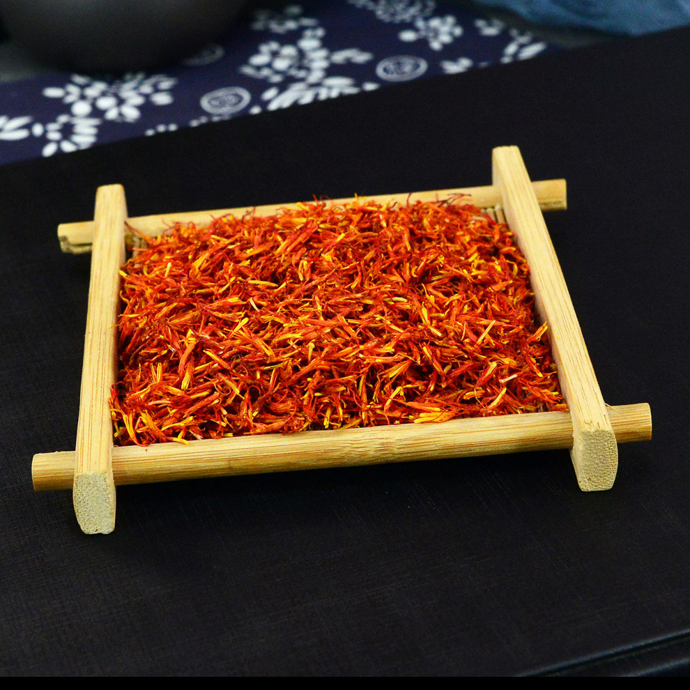 Dried Safflower Hong Hua Whole Flowers 500g Xinjiang Origin Herbal Tea and Foot Soak Herb - Image 2