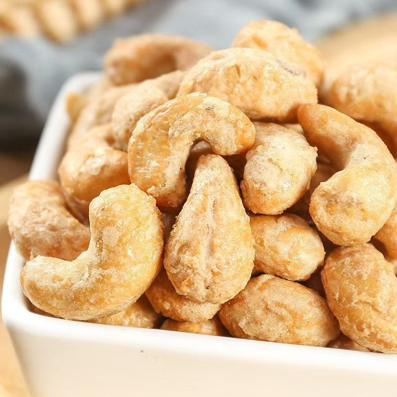 Charcoal Roasted Cashew Nuts Crunchy Whole Cashew Kernels 500g Bag Chinese Nut Snack - Image 4