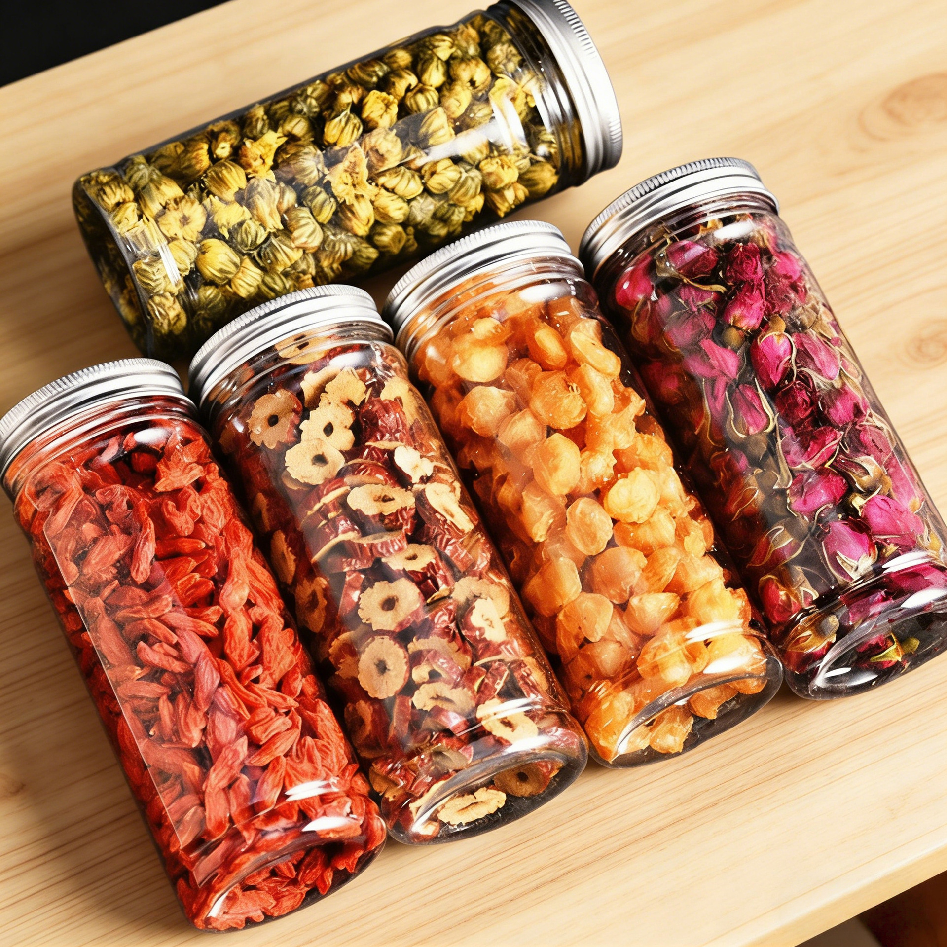 Black Goji Berry Herbal Tea Hei Gou Qi 110g Jar Dried Flower Tea for Daily Hot Water Brewing - Image 3
