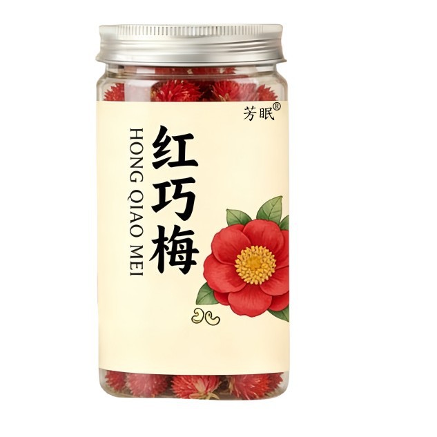 Red Globe Amaranth Dried Flowers Hong Qiao Mei 20g Jar Herbal Tea Flowers - Image 5