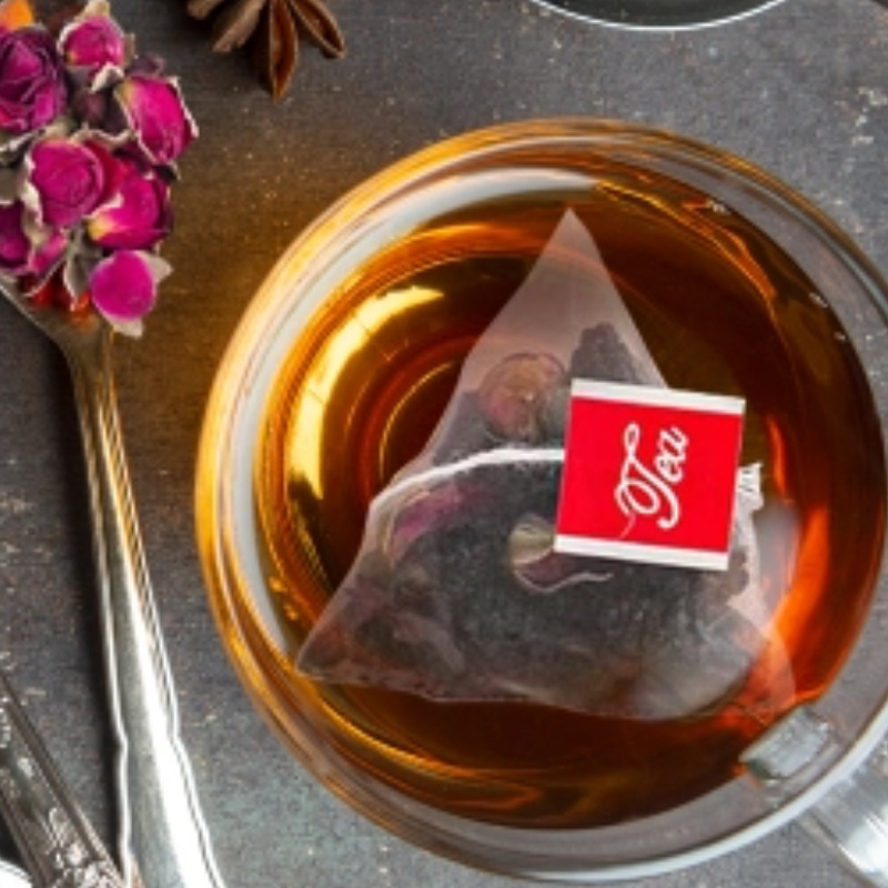 Roselle Mulberry Rose Tea Luo Shen Hua Sang Shen Mei Gui 5g x 20 Triangle Tea Bags Sugar Free Wellness Brew - Image 3