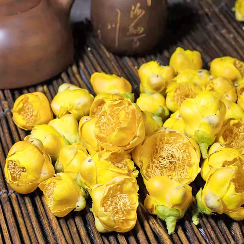 Jin Hua Cha (Camellia nitidissima) — Dried Whole Golden Camellia Flowers, Food Herb - Image 4