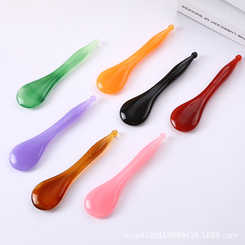 Handheld Gua Sha Massage Stick Resin Facial Beauty Wand for Body Point Care 12.7cm - Image 2