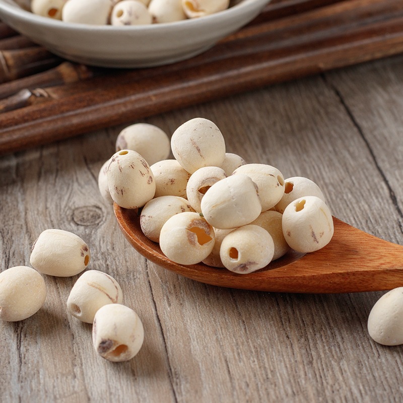 Dried Lotus Seeds Lian Zi 175g Coreless White Lotus Seed Kernels for Soup Congee and Herbal Tea - Image 3