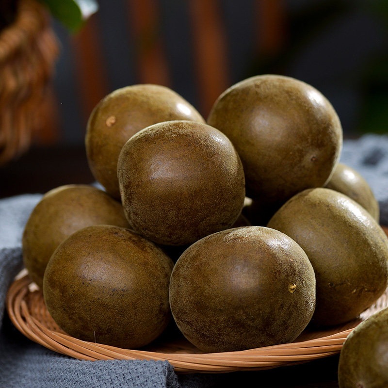 Luo Han Guo Monk Fruit Tea 5 Large Fruits 53-57mm Individually Wrapped Guangxi Herbal Tea - Image 2
