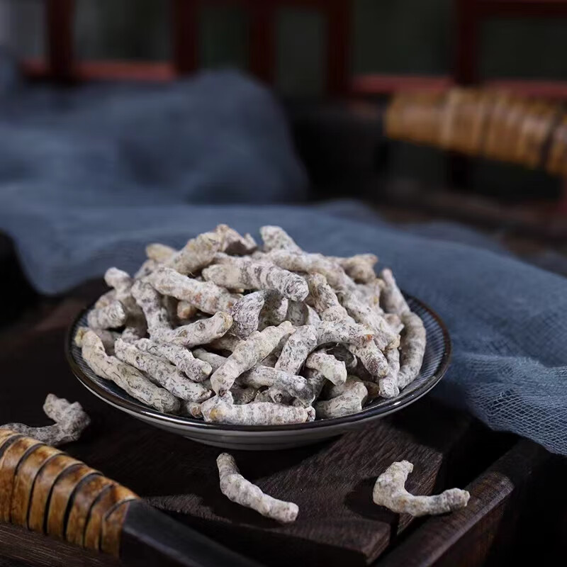 White Silkworm Jiang Can Powder 500g Dried Bombyx Batryticatus Traditional Chinese Herb - Image 5