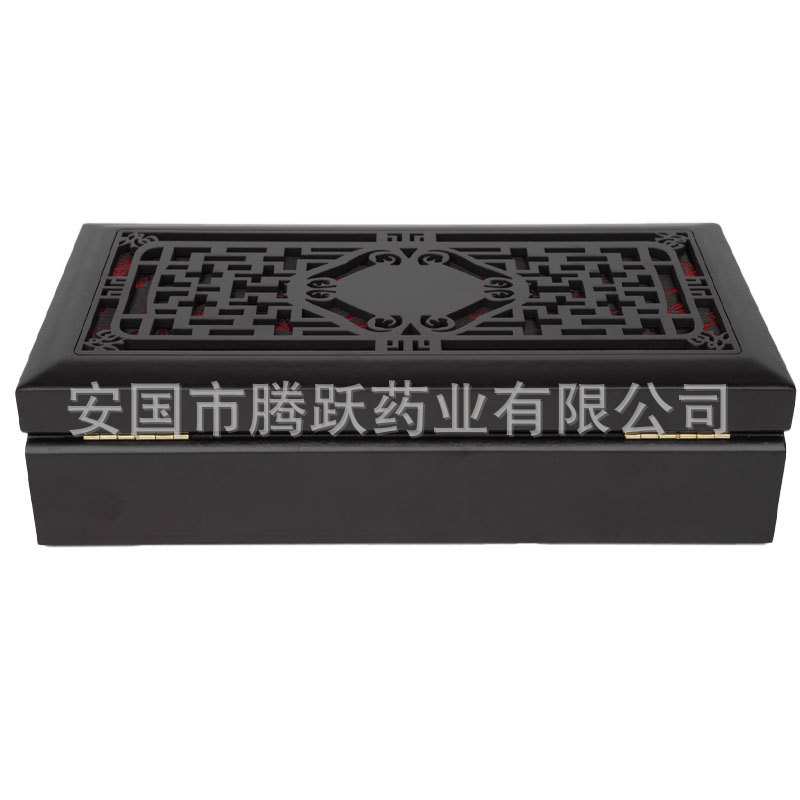 Retro Wooden Pill Gift Box 10 Slot Empty Honey Pill Packaging with Engraving and Handle Bag - Image 2