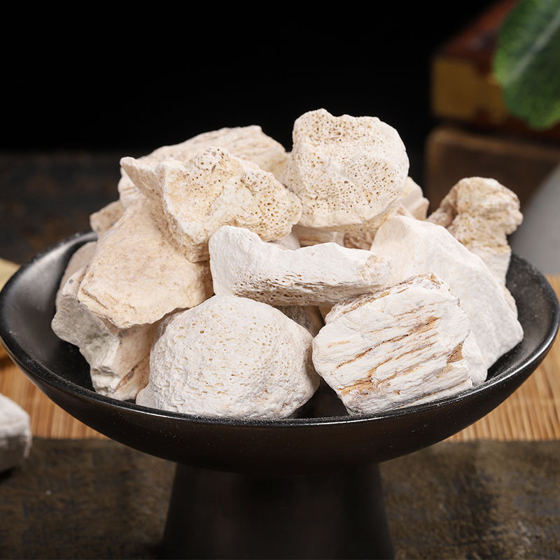 Long Gu (Fossilized Bone) — Washed Wu Hua Dragon Bone & Long Chi Herbal Pieces - Image 4