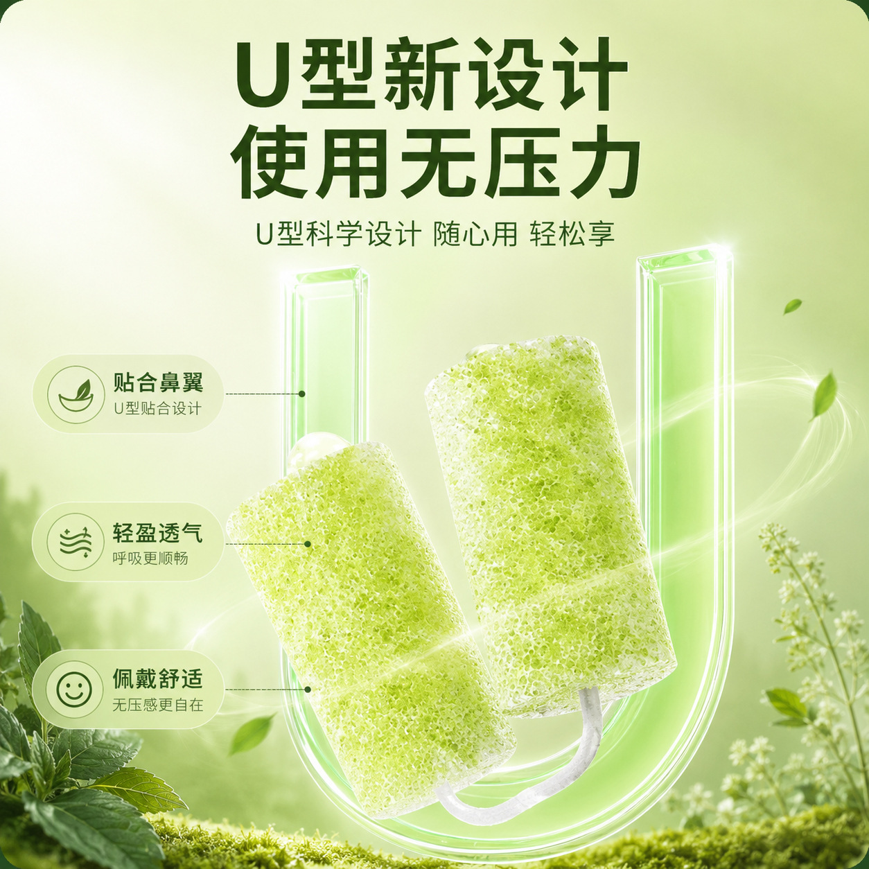 Nasal Inhaler Herbal Balm Sticks Bi Xi Ling Mugwort Extract Aromatic Sniff Sticks 8 Pieces Per Box - Image 4