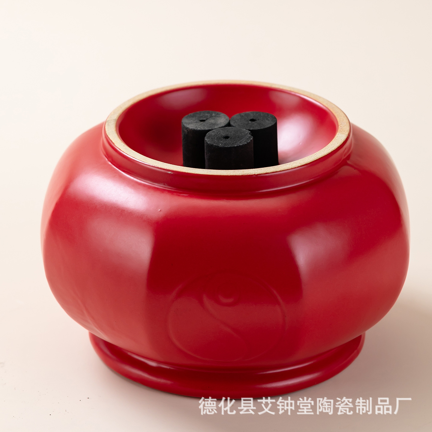 Octagonal Ceramic Warming Cup Fire Cupping Jar Medium Size with Ignition Bowl for TCM Wellness and Spa Use - Image 4