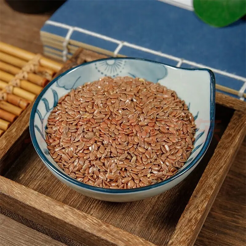 Flaxseed 500g Inner Mongolia Hu Ma Zi Roasted Linum usitatissimum Seeds for Grinding and Baking - Image 2