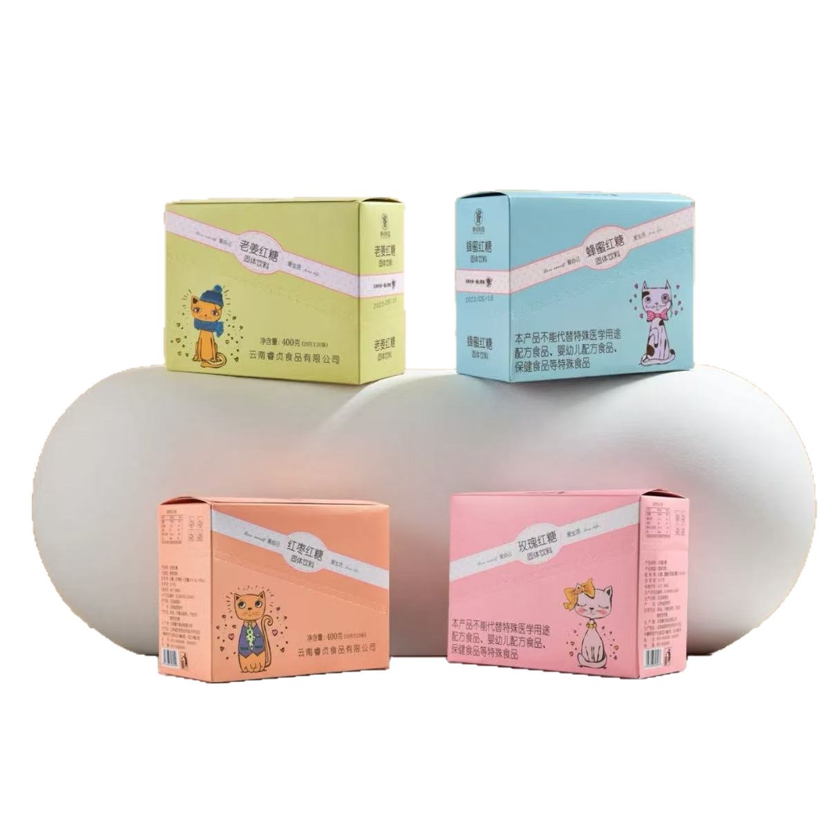 Rose Brown Sugar Blocks 400g Hong Tang Ginger Jujube Honey Infused Traditional Chinese Herbal Sweetener - Image 5
