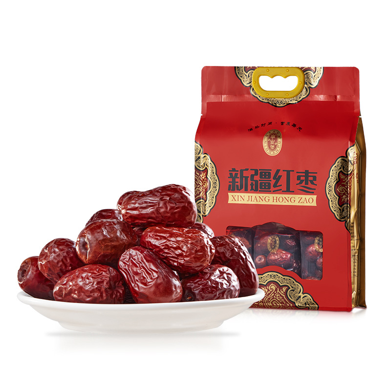 Dried Red Jujube Dates Hong Zao 500g Natural Sun Dried Chinese Date Fruit for Tea Soup Congee - Image 5