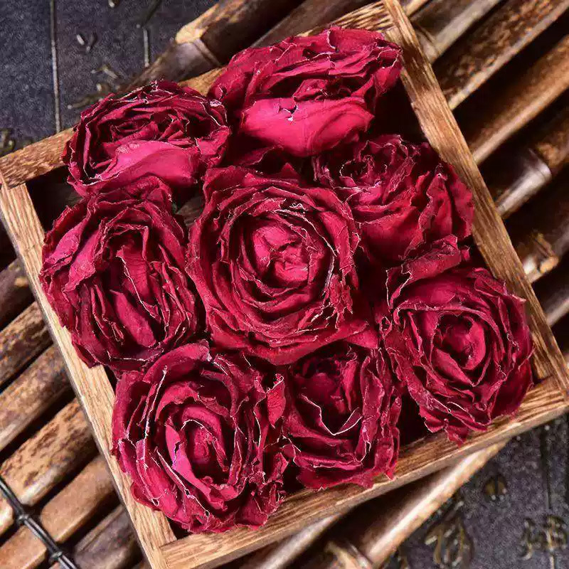 Yunnan Mohong Rose Herbal Tea 25g Can Freeze Dried First Flush Flower Tea Hot Brew - Image 2