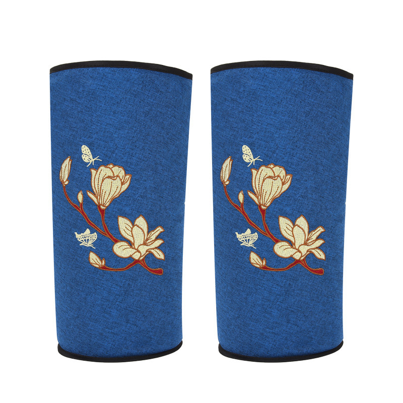Electric Heated Knee Wrap Moxibustion Therapy Bag Warm Compress for Knee Care Hemp Liner - Image 5