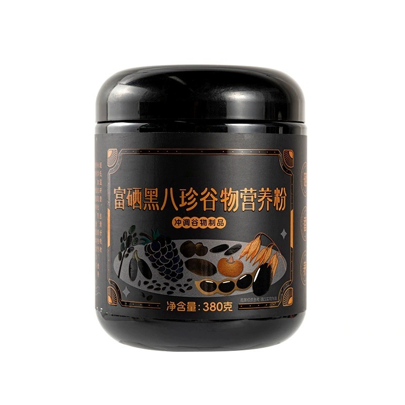 Black Eight Treasure Grain Powder 380g Canister Sealed No Added Sucrose Breakfast Meal Replacement - Image 5
